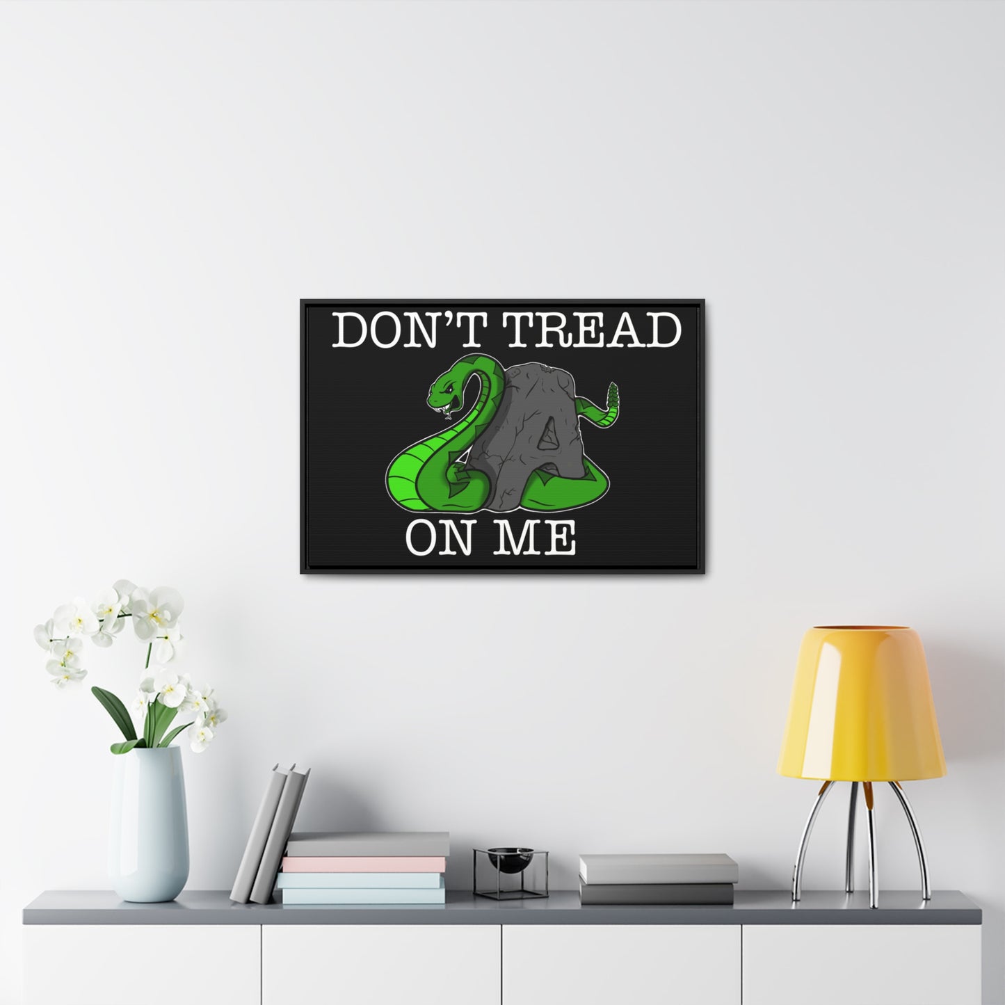 Don’t tread. Gallery Canvas Wraps, Horizontal Frame