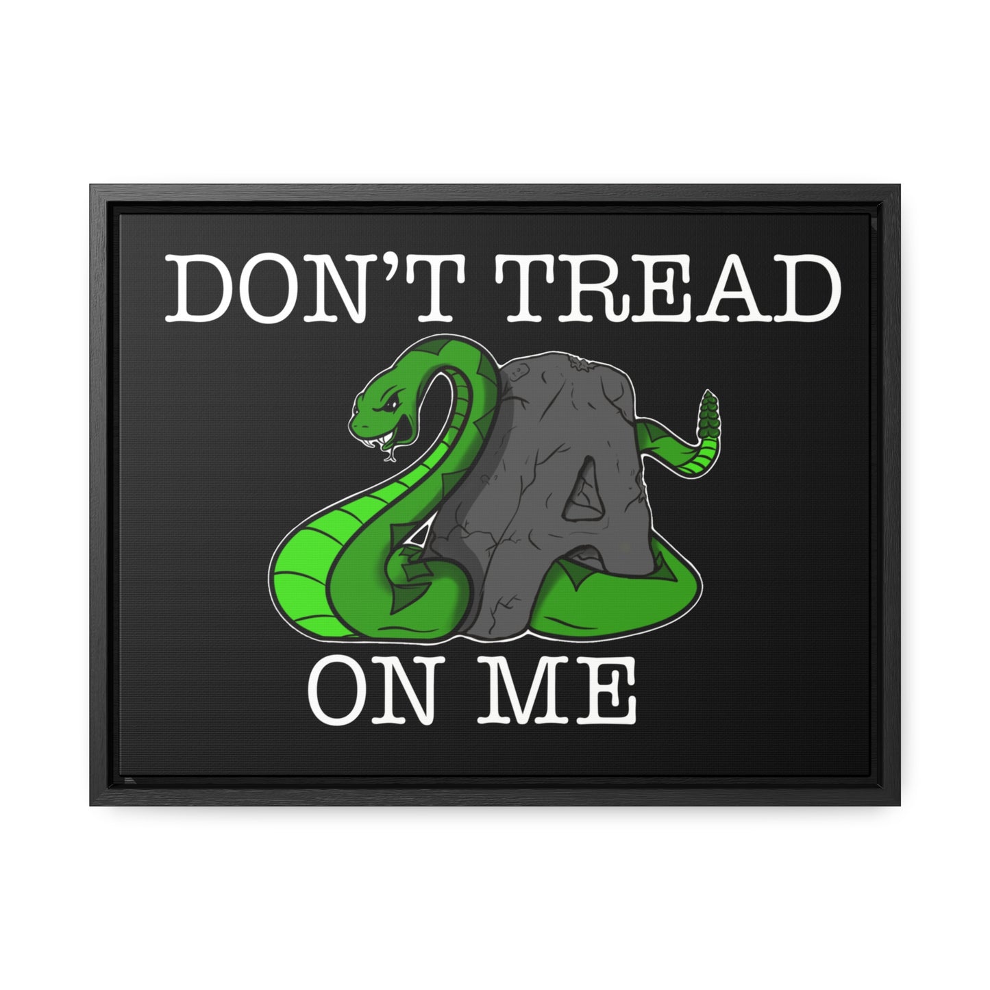 Don’t tread. Gallery Canvas Wraps, Horizontal Frame