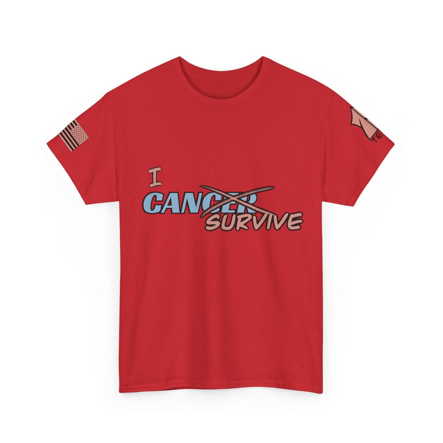 Can Survive Unisex Heavy Cotton Tee - Celebrate Strength and Resilience