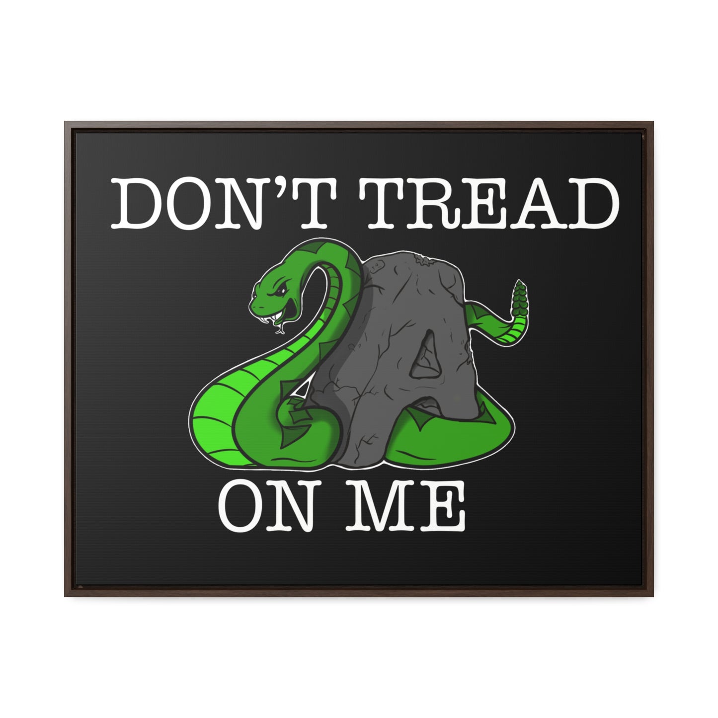 Don’t tread. Gallery Canvas Wraps, Horizontal Frame