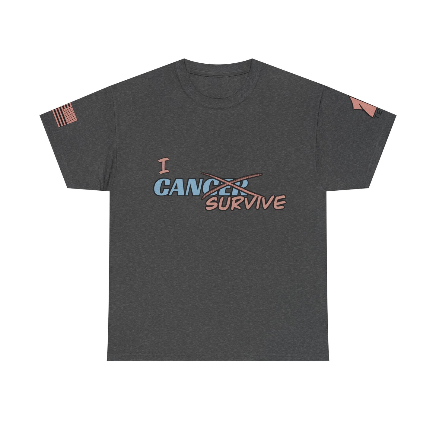 Can Survive Unisex Heavy Cotton Tee - Celebrate Strength and Resilience
