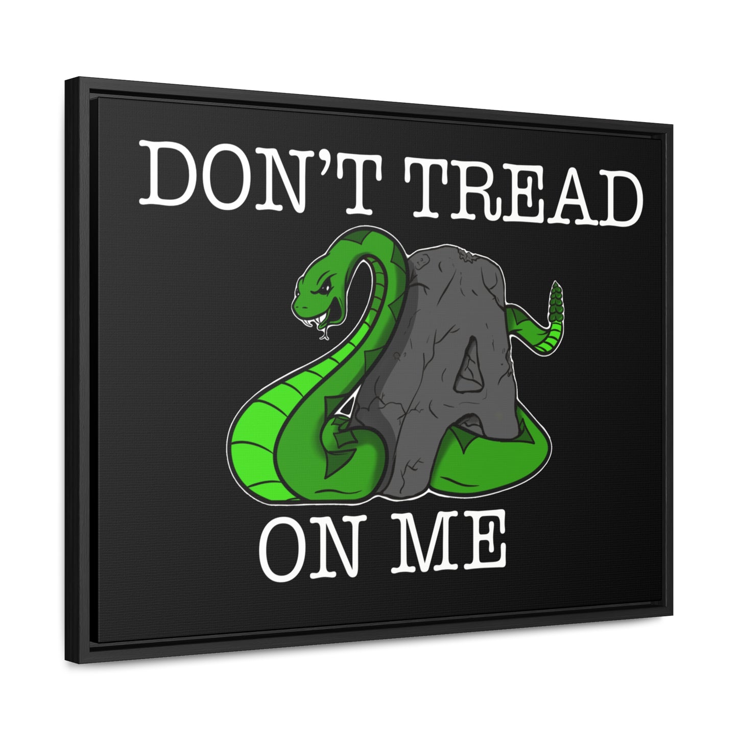 Don’t tread. Gallery Canvas Wraps, Horizontal Frame