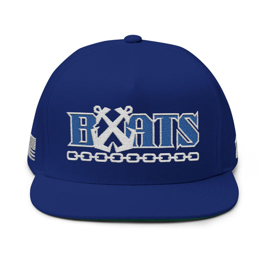 BOATS! Trendy Embroidered Snapback Hat