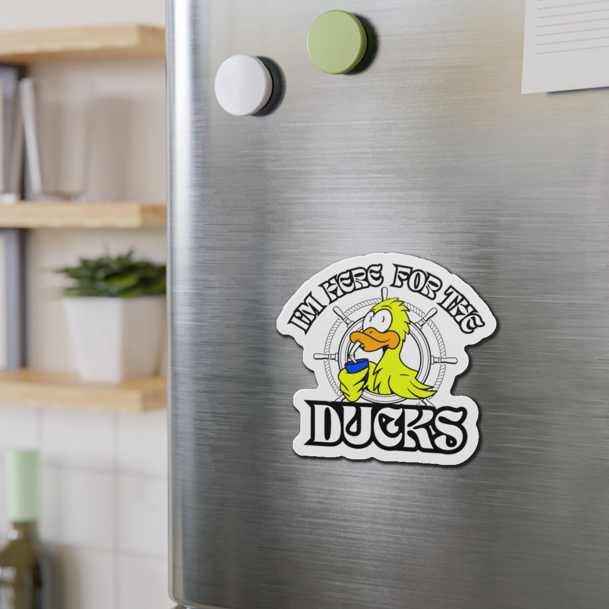 Cruise Duck Die-Cut Magnets