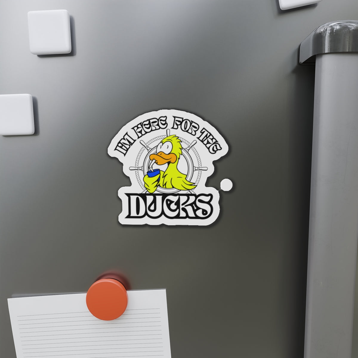 Cruise Duck Die-Cut Magnets