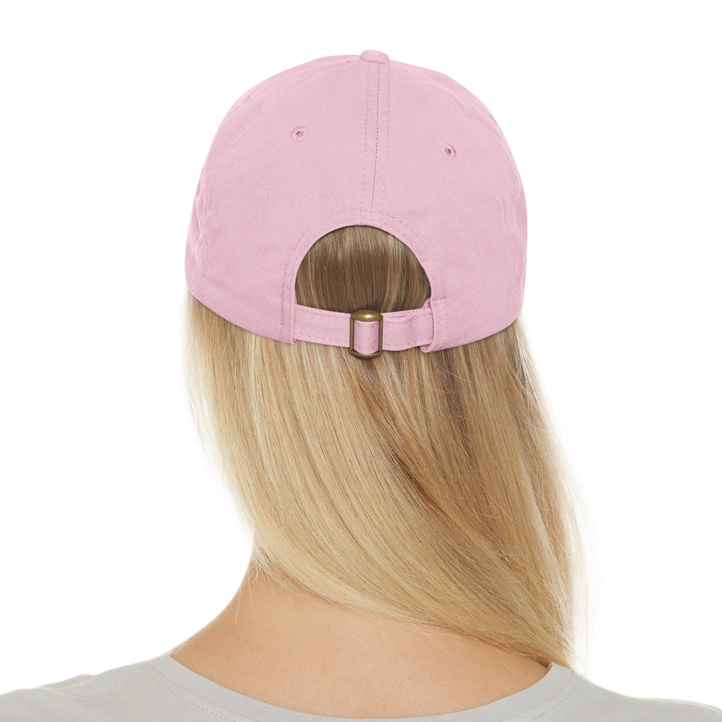 CROSSED ANCHOR leather patch  Dad Hat