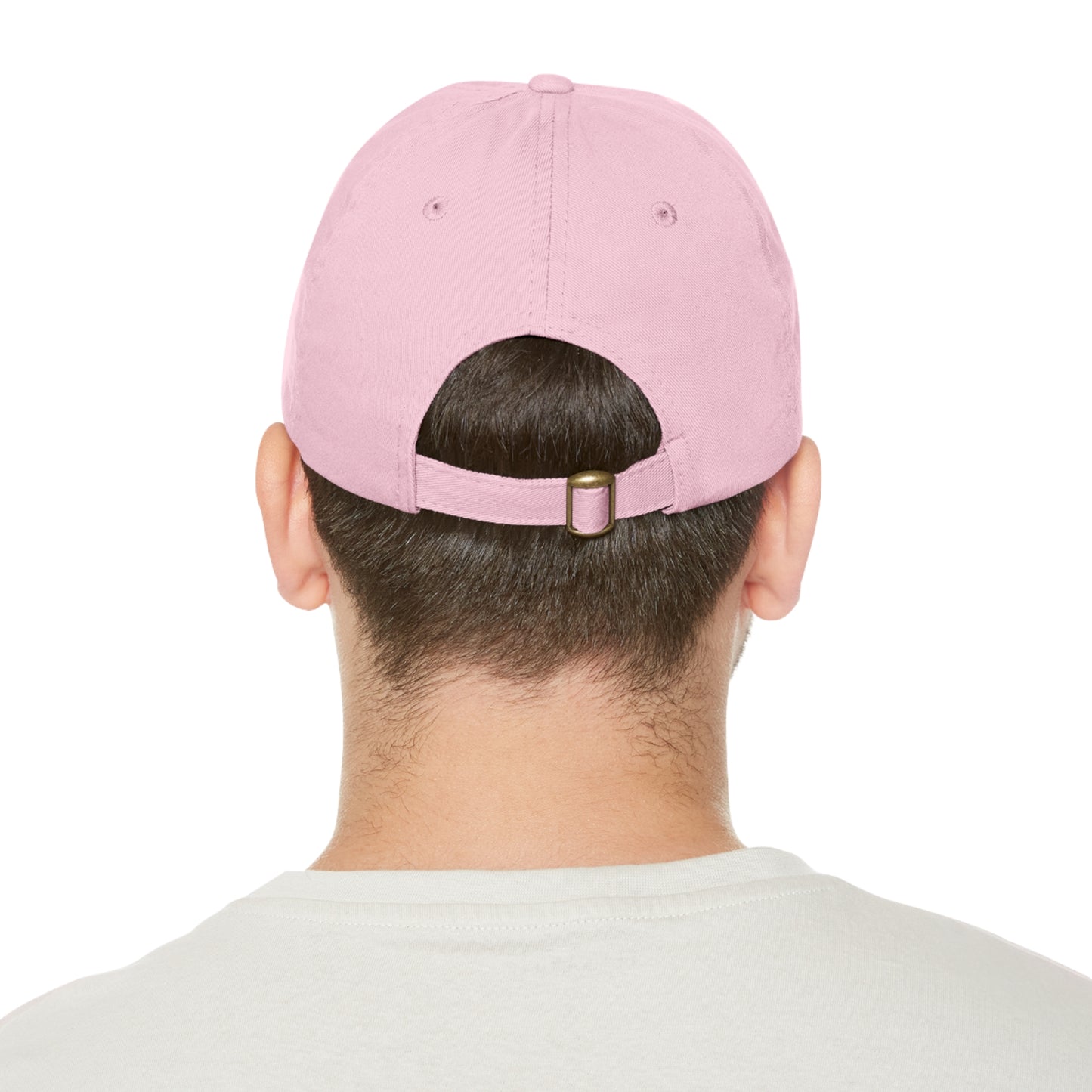 CROSSED ANCHOR leather patch  Dad Hat